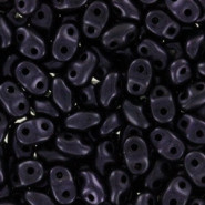 Abalorios Matubo MiniDuo 2.5x4mm Metallic suede - dark purple